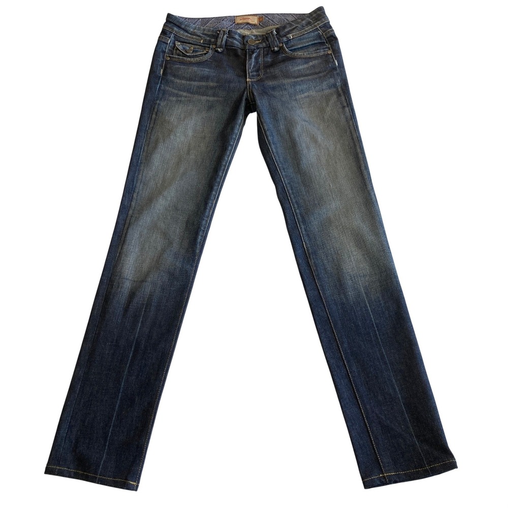 Paige Premium Denim Jeans Womenn 27 Pico Straight Leg Made in USA 0179-0001‎